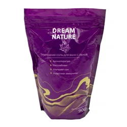 DREAM NATURE Соль для ванн с пеной Валериана и пустырник 900гр