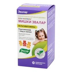 БЭБИ ФОРМУЛА МИШКИ ЭВАЛАР МУЛЬТИВИТАМИНЫ №30 жев.пастилки