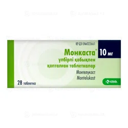 МОНКАСТА 10 мг №28 таб   Монтелукаст