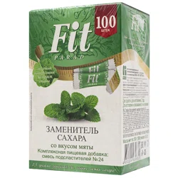 FIT PARAD Заменитель сахара со вкусом мяты №24 100 штук 50гр