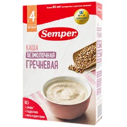 SEMPER Каша безмолочная Гречневая 180гр