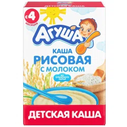 АГУША Каша рисовая с молоком 200 гр