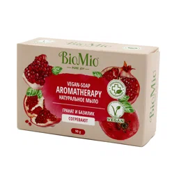 BIO MIO Vegan-Soap Мыло натуральное Гранат и базилик 90гр