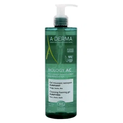 A-DERMA BIOLOGY AC Гель очищающий пенящийся 400 мл