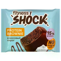 FITNES SHOCK Батончик глазированный Кокосовый пирог 50гр
