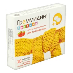 ГРАММИДИН ДЕТСКИЙ 4+ №18 таб  Грамицидин и комплекс