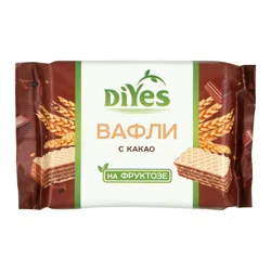ФОРМУЛА ЖИЗНИ DIYES Вафли с какао на фруктозе 85гр