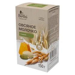 БЕЛЛА Молочко овсяное (порошок) с тыквой, 150гр.