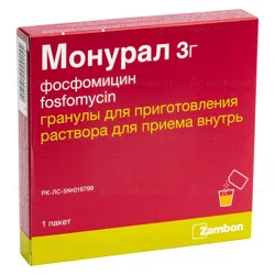 МОНУРАЛ 3 г №1 гран д/приг. р-ра  Фосфомицин