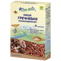 FLEUR ALPINE Каша гречневая безмолочная с 4 месяцев 175гр