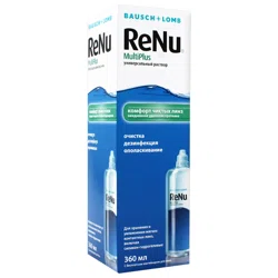 RENU Multi Plus Раствор для линз Bausch + Lomb 360мл