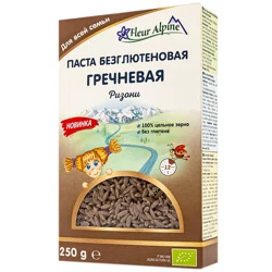FLEUR ALPINE Паста безглютеновая Гречневая Ризони 250 гр