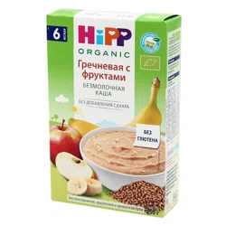 HIPP Каша гречневая с фруктами безмолочная  6+ 250гр
