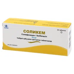 СОЛИКЕМ 10 мг №30 таб  Солифенацин