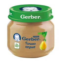 GERBER Пюре груши Вильямс 80гр