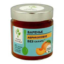 ЛОЖКА ЗДОРОВЬЯ Варенье абрикосовое б/с 200гр