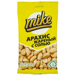 MIKE Арахис жареные с солью 50 гр