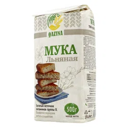 QAZYNA Мука льняная 500гр