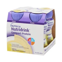 NUTRICIA Смесь жидкая Nutridrink Compact Protein со вкусом ванили 4*125мл