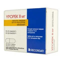 УРОРЕК 8 мг №30 капс  Силодозин
