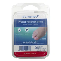 DERAMED Бандаж от шишек гелевый Gel bunion sleeve F-00042-06B