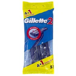 GILLETTE 2 Бритвы одноразовые 4+1 шт 81697313