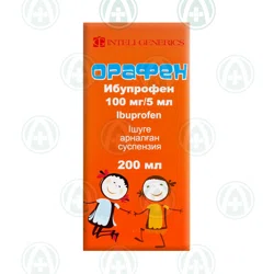 ОРАФЕН 100мг/5 мл 200 мл сироп