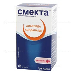 СМЕКТА Клубника 3 г №10 пак  Смектит диоктаэдрический