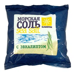 МЕДИКАЛФОРТ Sunmarin соль косметическая морская природная с эвкалиптом 1 кг