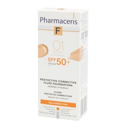 PHARMACERIS F Флюид тональный защитный тон-01 SPF 50
