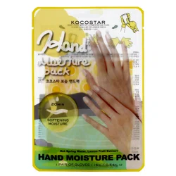 KOCOSTAR Маска - уход для рук Hand Moisture Pack Желтая 1шт
