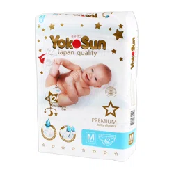 YOKO SUN PREMIUM Подгузники M 5-10кг 62шт