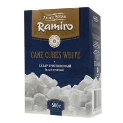 RAMIRO Exotic Sugar Сахар тростниковый белый кусковой 500гр
