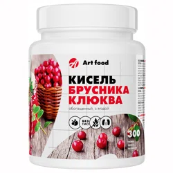АРТ ЛАЙФ Кисель клюква-брусника 300гр банка