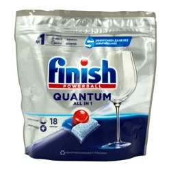 FINISH POWERBALL Капсулы для посудомоечной машины QUANTUM 18шт