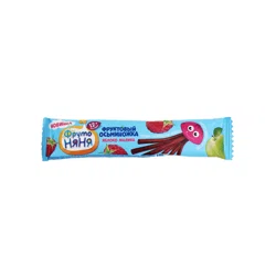 ФРУТО НЯНЯ Кусочки Фруктовый осминожка Яблоко-малина 16г