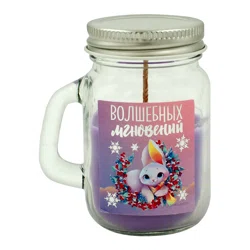 СВЕЧА-банка "Волшебных мгновений", 7,2 х 8,5 х 5,2 см