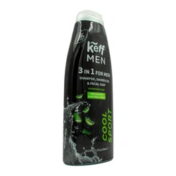 KEFF MEN Шампунь 3в1 cool sport 500мл