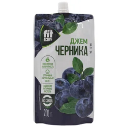 FIT ACTIVE Джем Черника б/с 200гр
