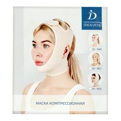 ЭКОТЕН Маска компрессионная 42-52см ID-901 бежевый 01