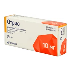 ОТРИО 10 мг № 30 таб Эзетимиб