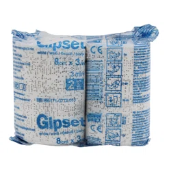 MATOPAT GIPSET Бинт гипсовый 8см*3м 2шт/уп