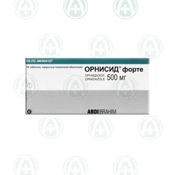 ОРНИСИД ФОРТЕ 500 мг №10 таб  Орнидазол