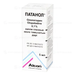 ПАТАНОЛ 0,1% 5 мл  Олопатадин