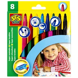 SES CREATIVE Фломастеры волшебные Макси 8шт 261
