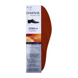 DAMAVIK Стельки для обуви Кожа+ 36-46р