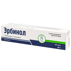 ЭРБИНОЛ 1 % 30 г крем  Тербинафин