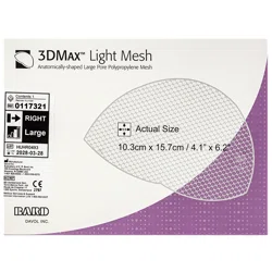 3DMAX LIGHT MESH Имплант-сетка правая 10,3*15,7см 0117321