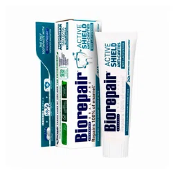 BIOREPAIR Паста зубная Биорепейр активная защита от кариеса с лактоферрином 75мл