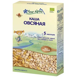 FLEUR ALPINE Каша овсяная безмолочная 175гр